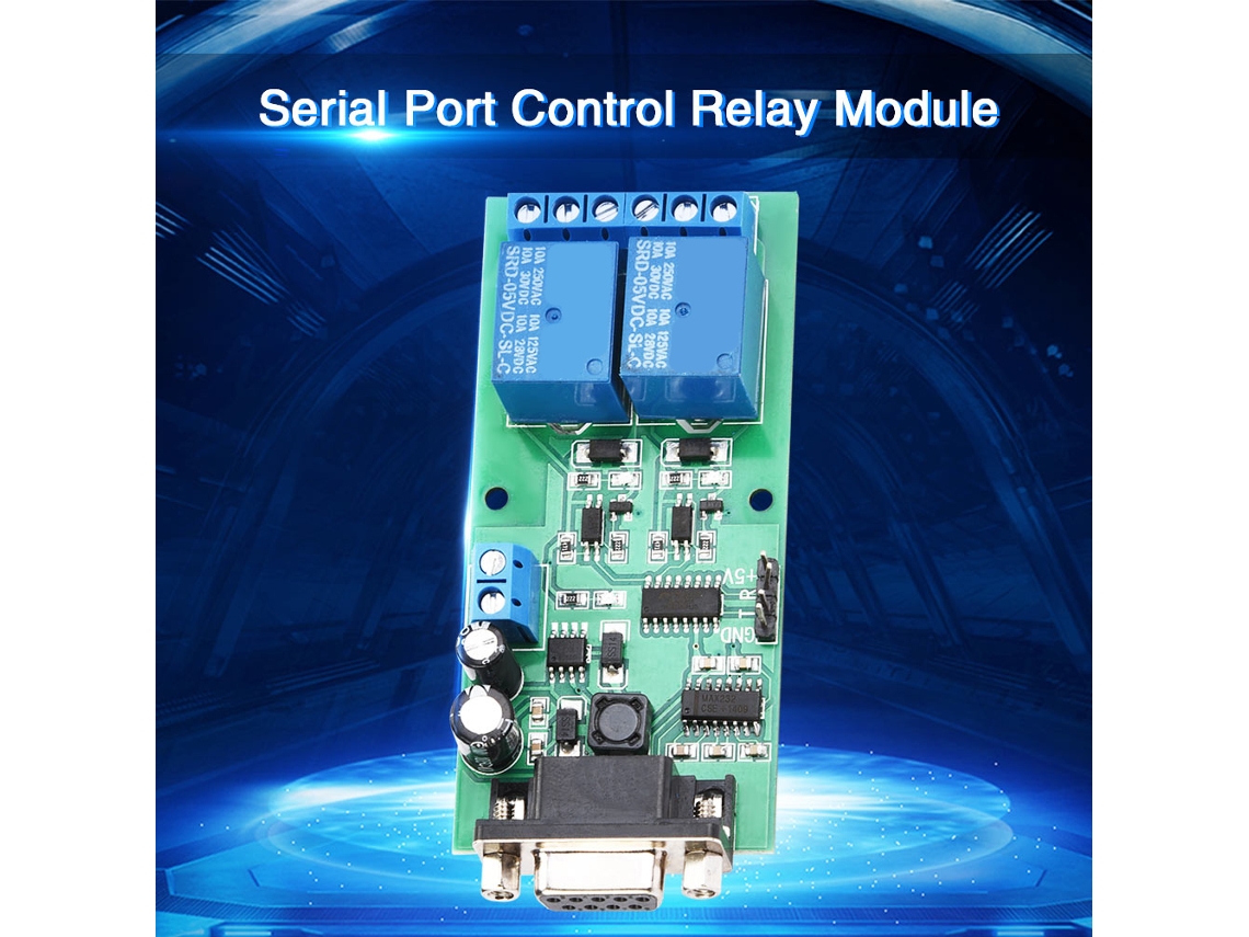 2026dz-módulo De Relé De Control Remoto Rs232 Uart Puerto Serie Yye-2 Para Interruptor Controlado Por Mcu Pc
