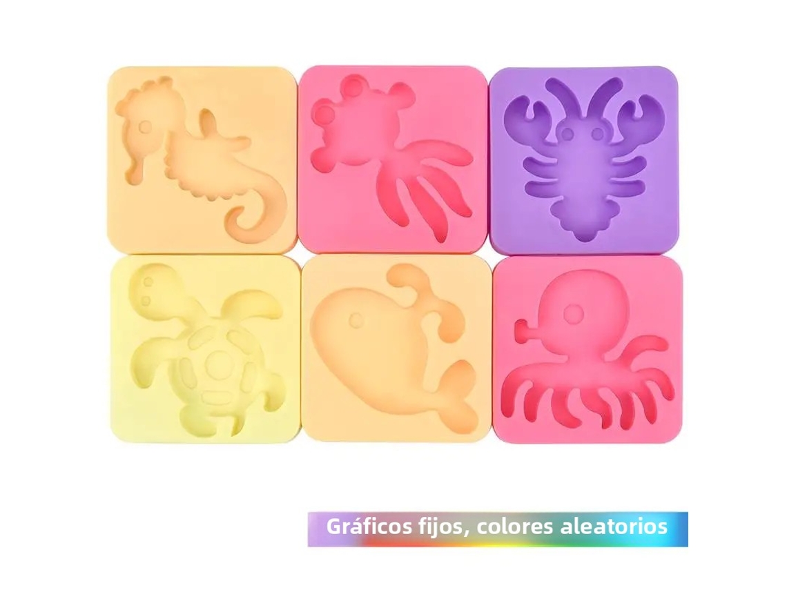 (6 Piezas) Juego De Juguetes Mágicos De Agua Con Pegatinas Para Pintar, Hechos A Mano