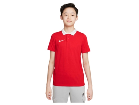 Polo de Niño para Fútbol NIKE Dri Fit Park Rojo (7/8 Años)
