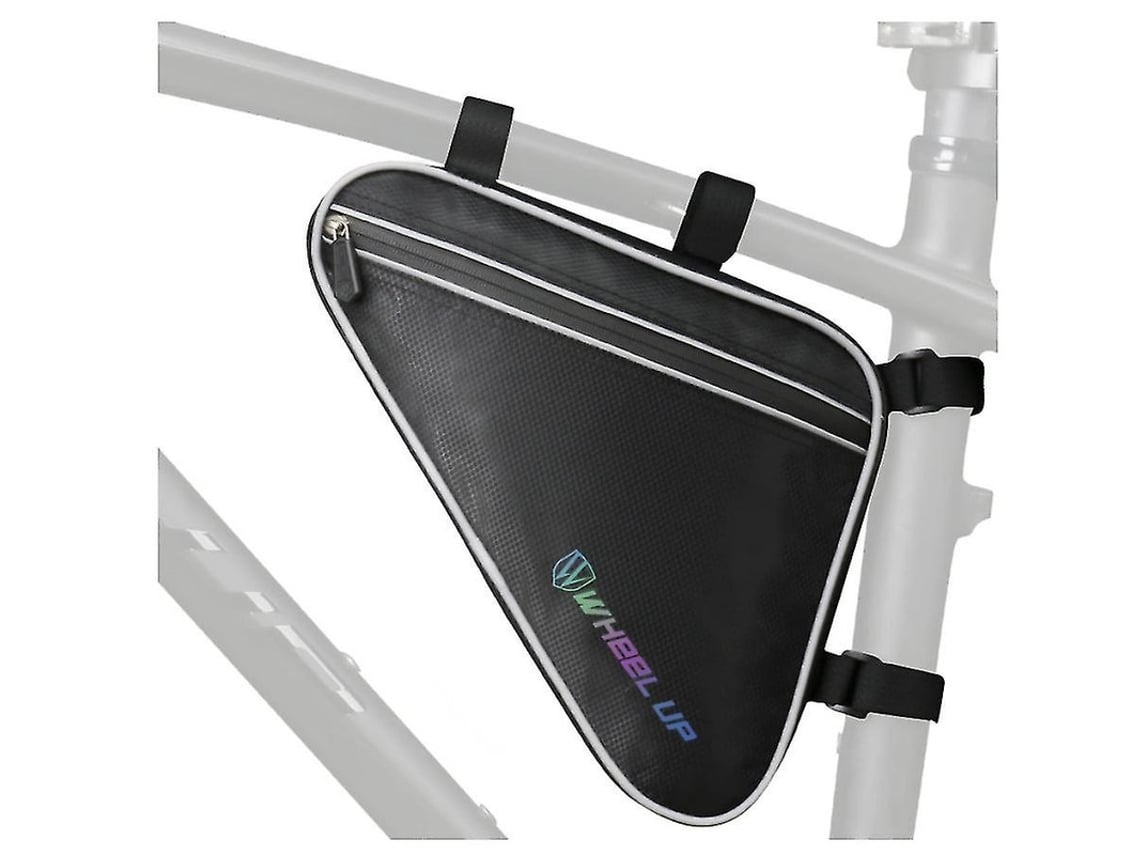 Bolsa triangular para bicicleta, bolsa para guardar bicicletas, bolsa para el cuadro de la bicicleta, para teléfono, billetera y llaves SAISIYIKY