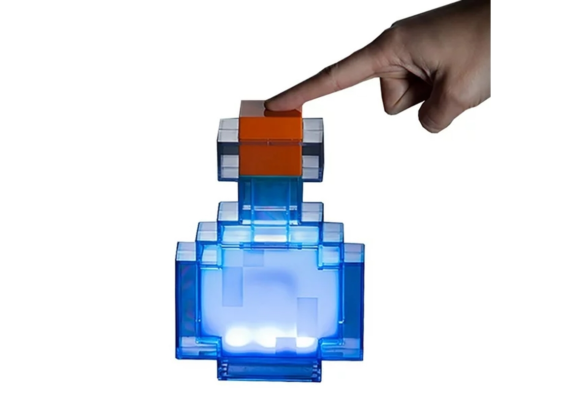 Lámpara LED Minecraft Potion Bottle, cambio de color, 7 pulgadas MEOIRUERY