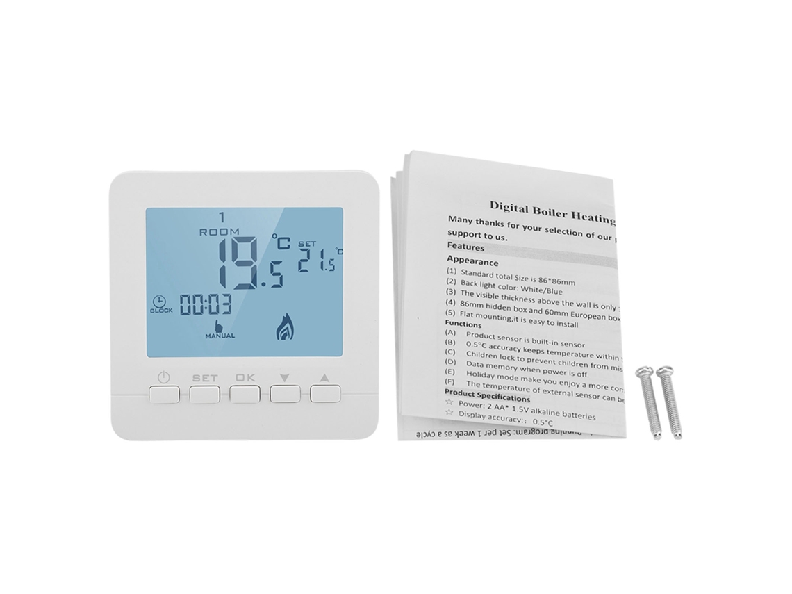 Actuador térmico eléctrico Primerox 2W 230V para válvula termostática de piso.
