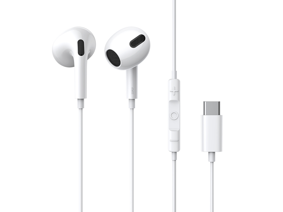 Auriculares intrauditivos Baseus C17 tipo C con cable y micrófono para smartphones Xiaomi, Samsung S21 y S20.