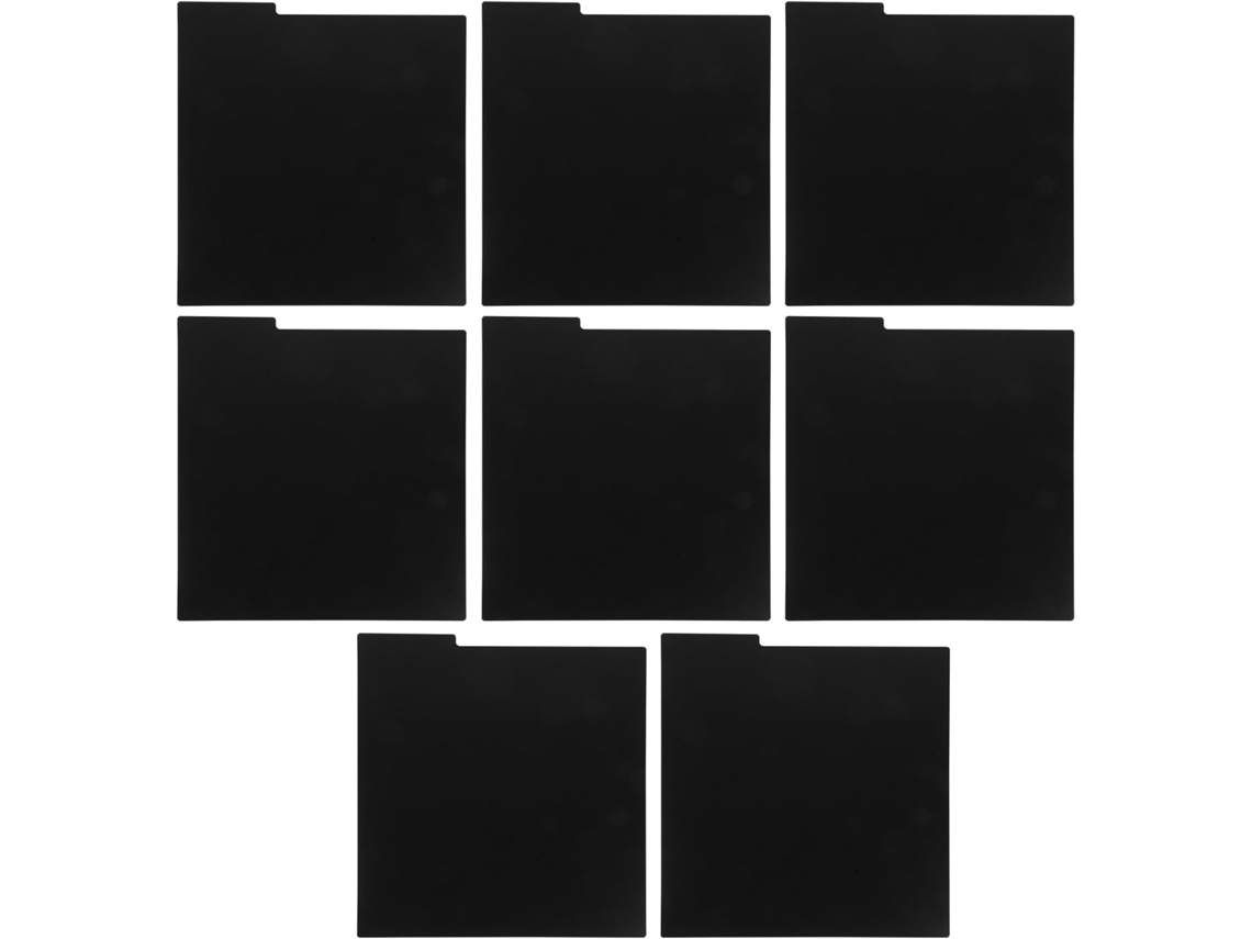 Separadores Archivo Pvc 8 Piezas Discos Vinilo Superficie Escribir Diseño Portátil Organizadores Eficientes