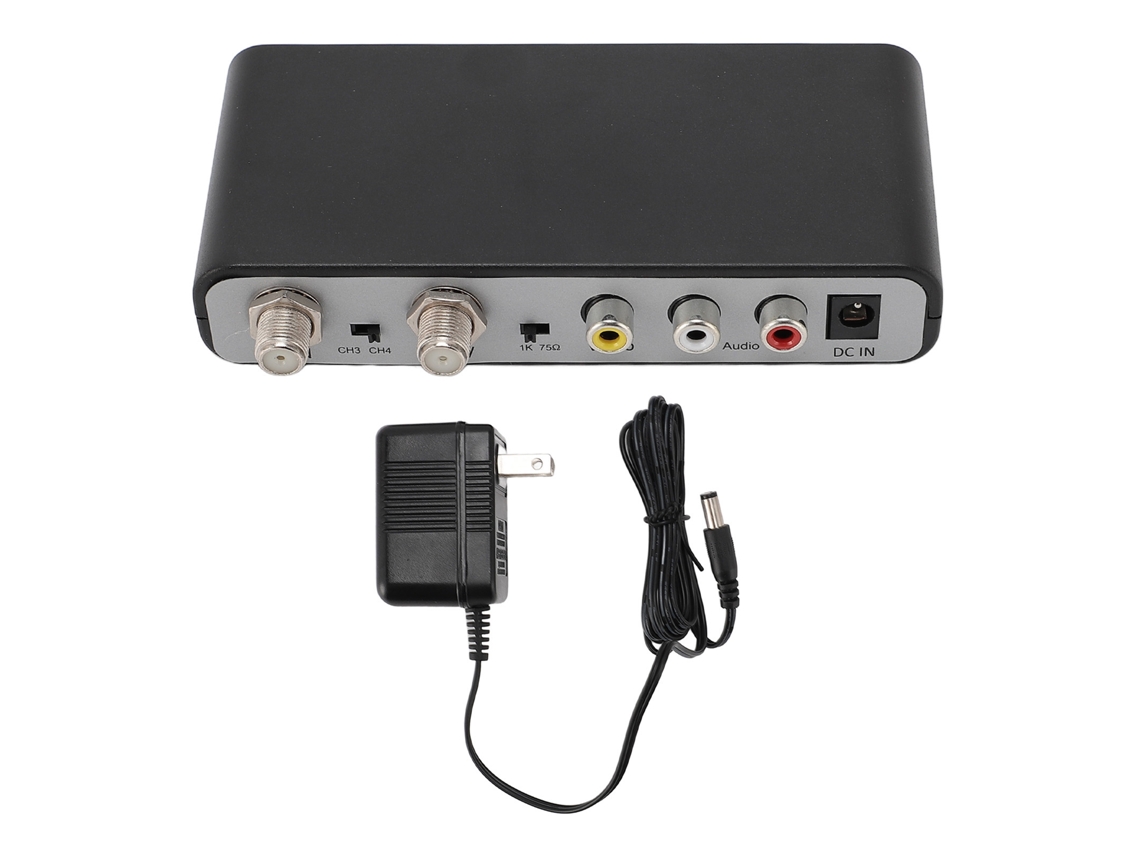 Convertidor Av A Rf M65a Con Soporte Pal Ntsc, Modulador Av De Frecuencia Vhf Para Sistemas Catv.