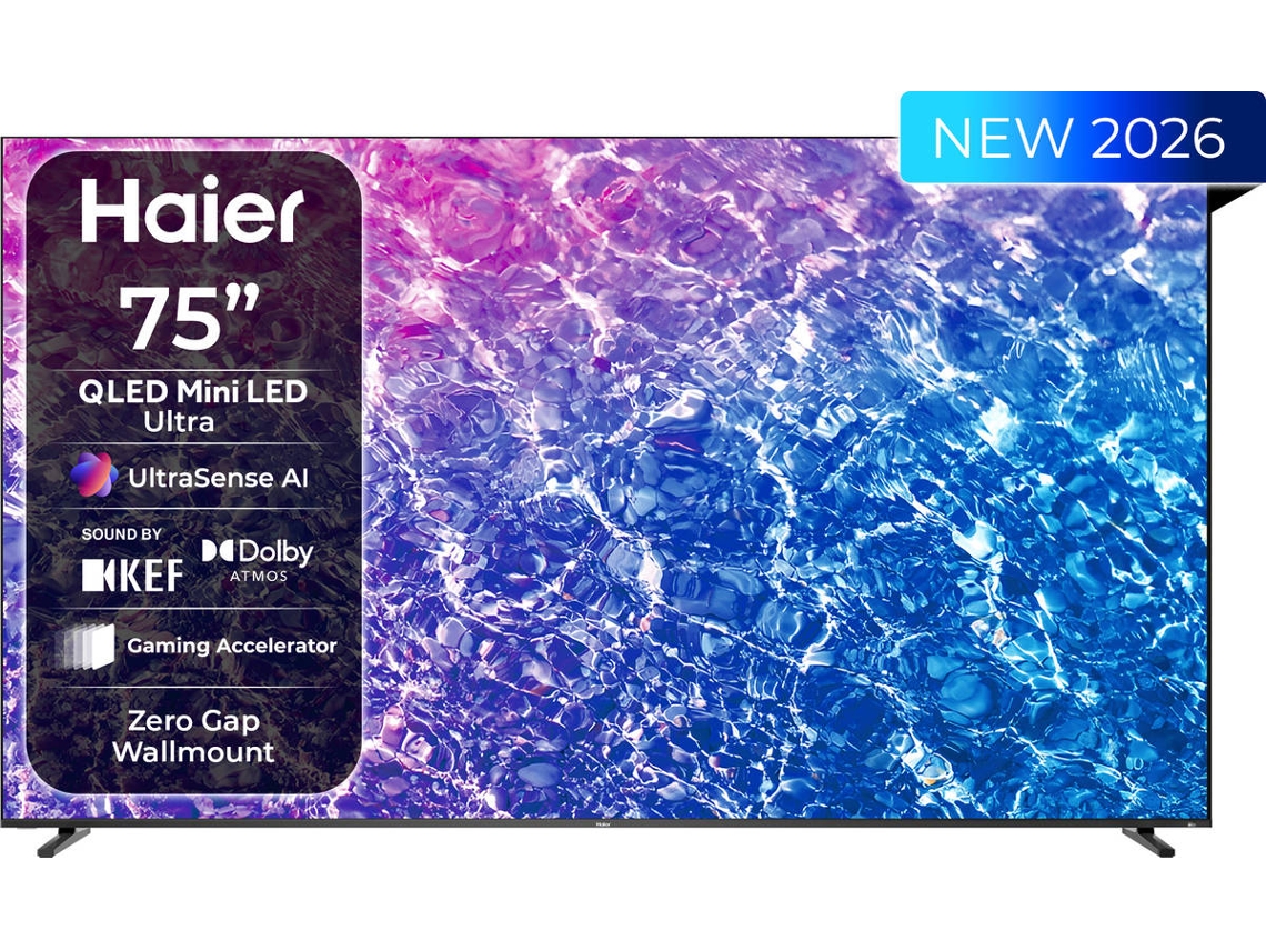 TV HAIER H75M92FUX (QLED - 75'' - 191 cm - 4K Ultra HD - Smart TV)