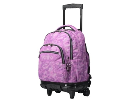 Trolley Escolar TOTTO Renglones Violeta ( 35x52x23 cm - 35L)