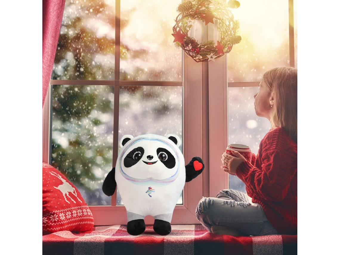 Muñeco De Peluche Mascota Juegos Olímpicos Lindo Juguete De Peluche Regalo De Cumpleaños 30/50cm Blanco/rojo