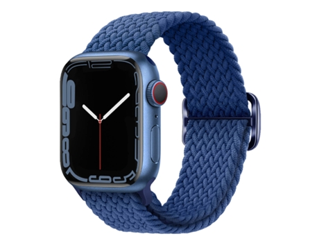 Correa Apple Watch 41mm / 40mm y 38mm Nylon Trenzado Transpirable Azul AVIZAR