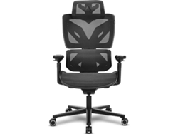 Silla Ergonómica de Malla Alpha Gamer Wave Negra