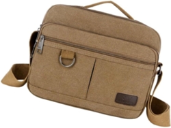 Bolsa De Ombro Masculina Em Lona, Bolsa Transversal Leve, Bolsa Prática Para Caminhadas E