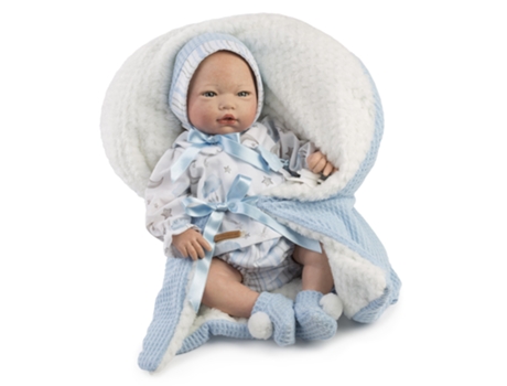 Muñeco Bebé Reborn Prematuro Christian 38 cm (Edad mínima recomendada: 3 años)