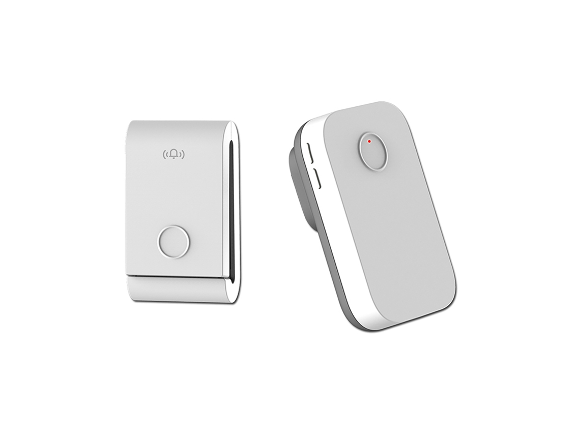 Timbre Inalámbrico Autogenerador Con 38 Tonos Y Un Alcance De 200 Metros Para El Hogar, La Oficina Y El Aula.