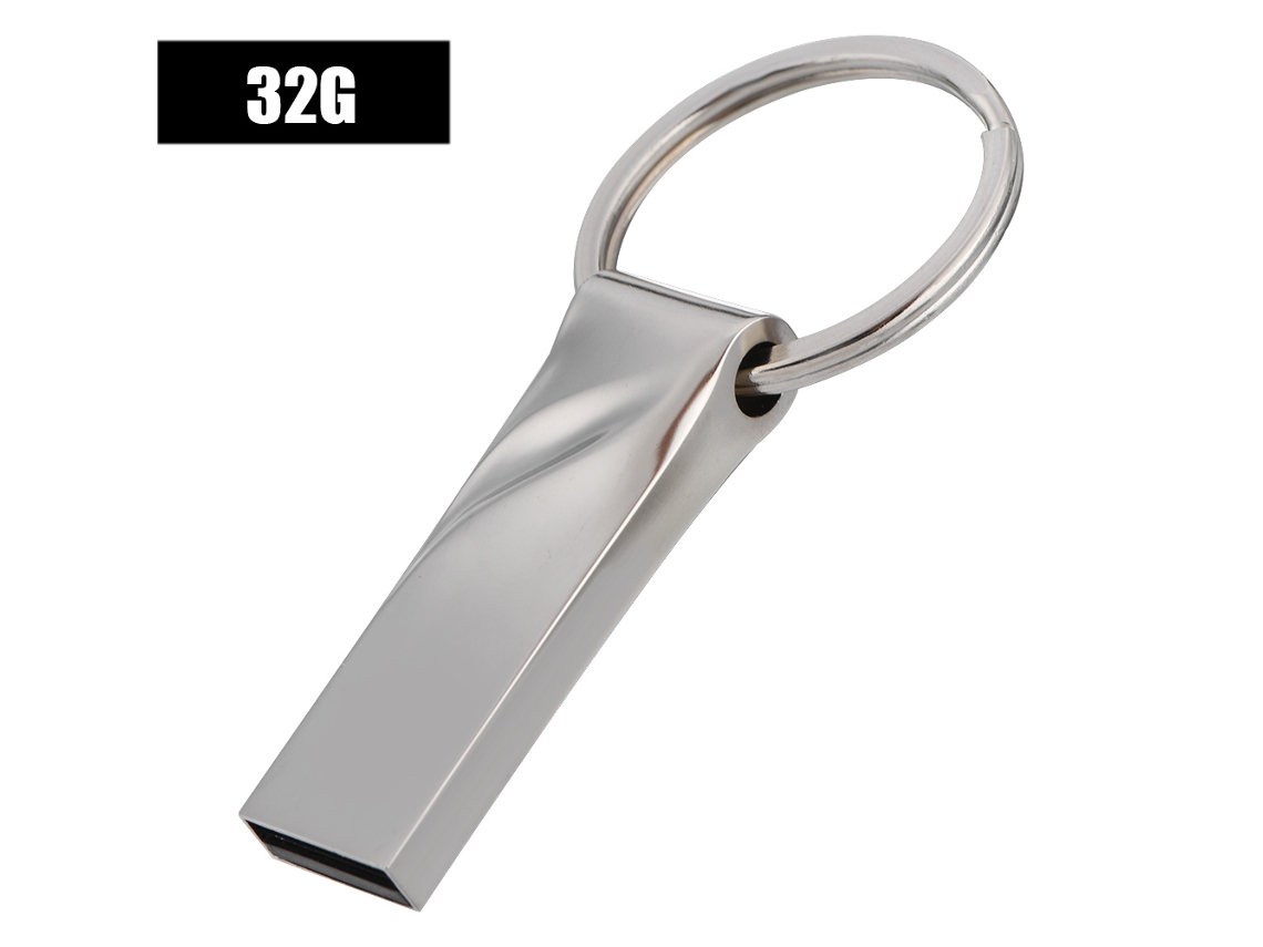 Pen Drive LAXISCREED 32gb Usb Prata Metálico