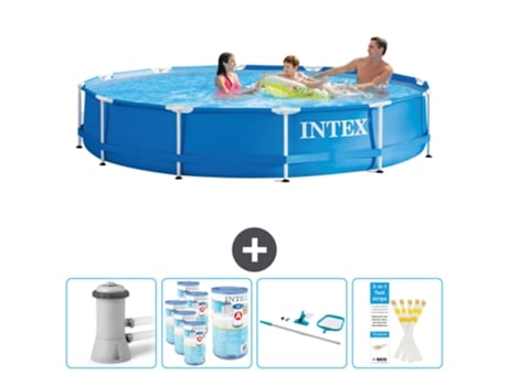 Piscina Tubular INTEX 28212GN-CB94 (6503 L - 366x76cm)