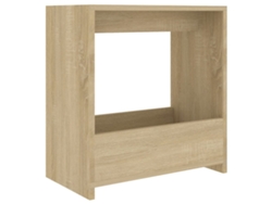 Mesa auxiliar de madera de roble MAISON EXCLUSIVE (50x26x50 cm)