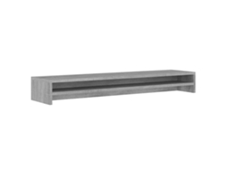 Soporte para monitor para derivados, madera, gris, Sonoma 100x24x13 cm MAISON EXCLUSIVE