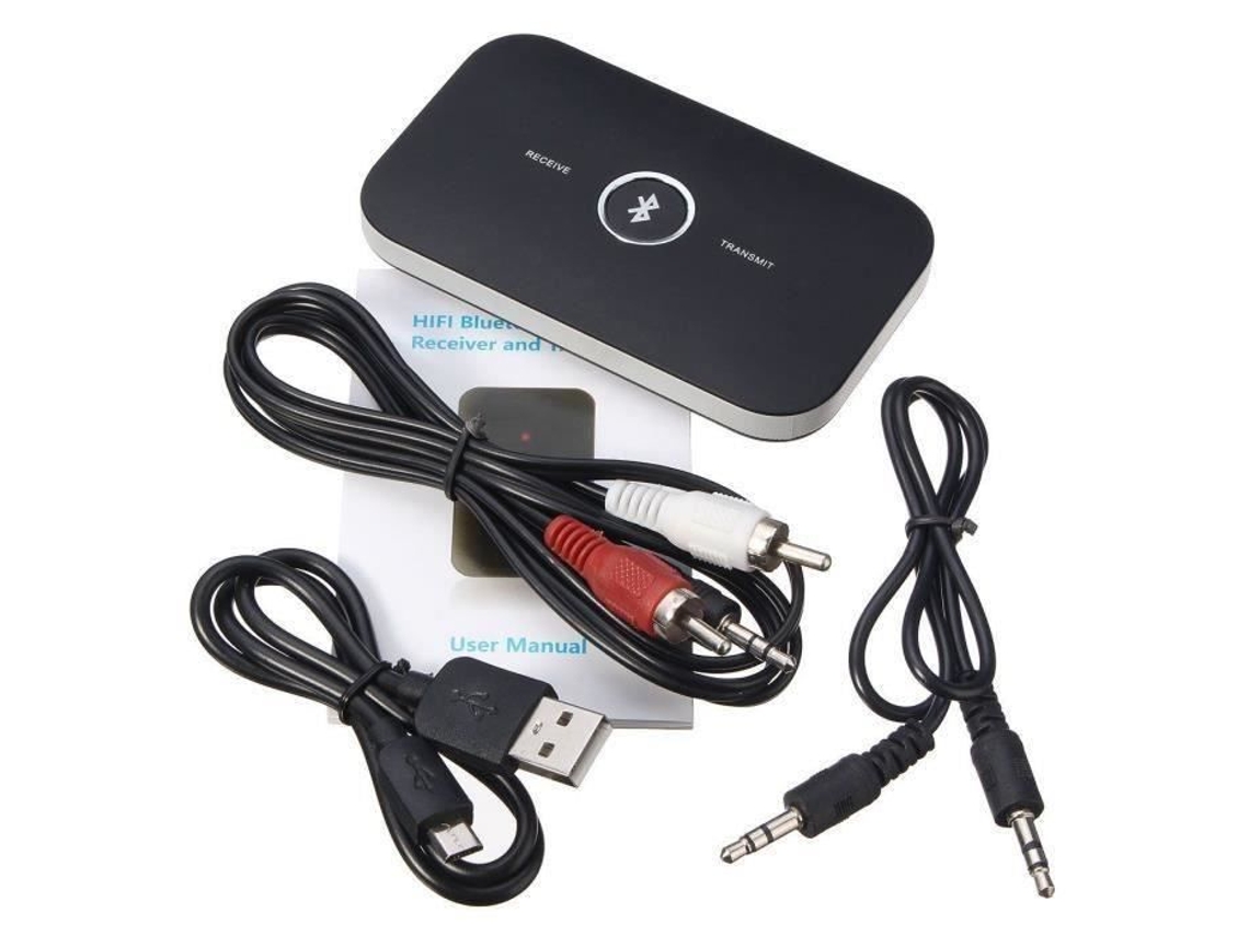 Hifi inalámbrico Bluetooth 2 en 1 transmisor de Audio receptor 3,5mm Rca adaptador de música ZHIKE
