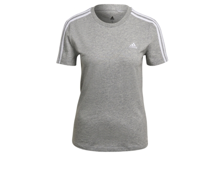 Camiseta Ultrafina de Mujer ADIDAS Essentials Tiras Tam Gris (M)