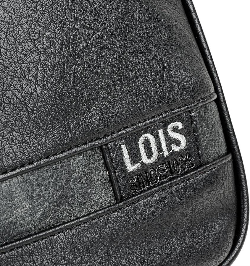 Bolsa LOIS Ajustable Para Hombre (Negro - 27x21x8 cm)