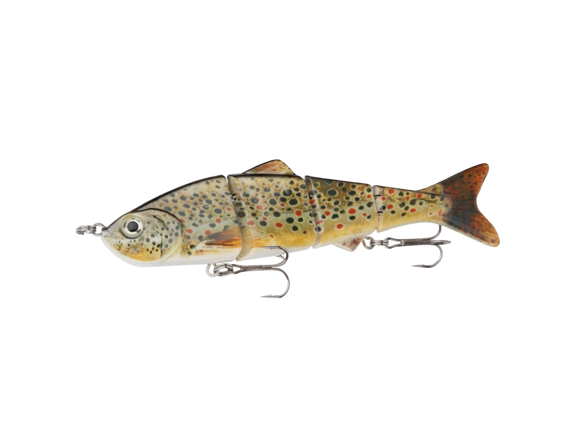Señuelo De Pesca Artificial De Abs Con 4 Secciones, 12 Cm/18 G, Señuelo De Natación Realista Y145-4