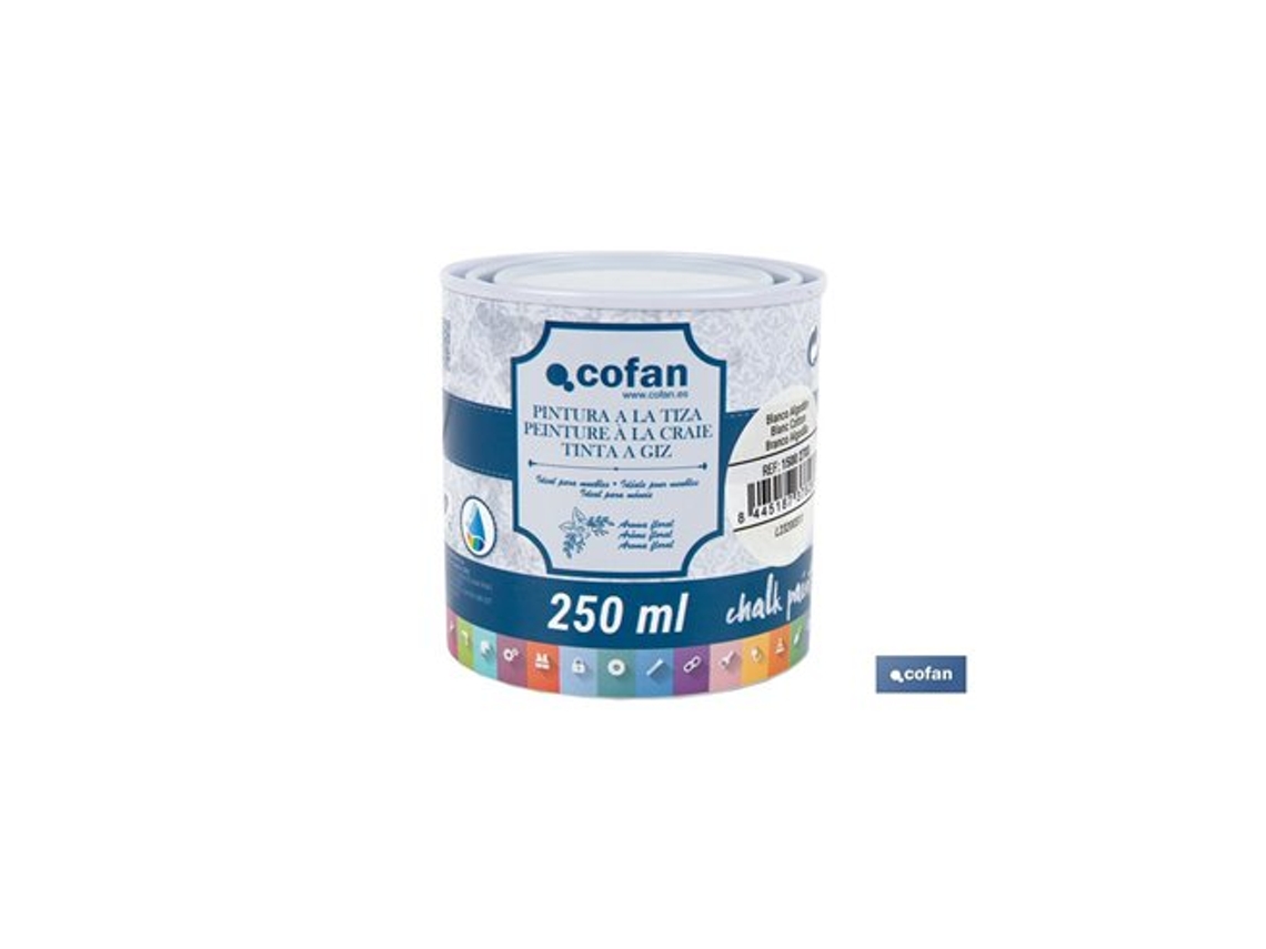 Pintura Tiza Chalk Paint Blanco Algodón 250ml