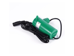 Bomba de agua sumergible anfibia de 12 V CC con altura máxima de 9 m, caudal de 500 l/h para riego terrestre y de lagos, entre otras.
