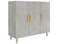 Aparador 90x34x80 cm Madera Procesada Cemento Gris MAISON EXCLUSIVE