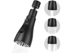 Aireador De Grifo De Cocina Giratorio 360° Con Adaptador, 3 Modos Ajustables, Dispositivo De Grifo A Prueba De Salpicaduras.
