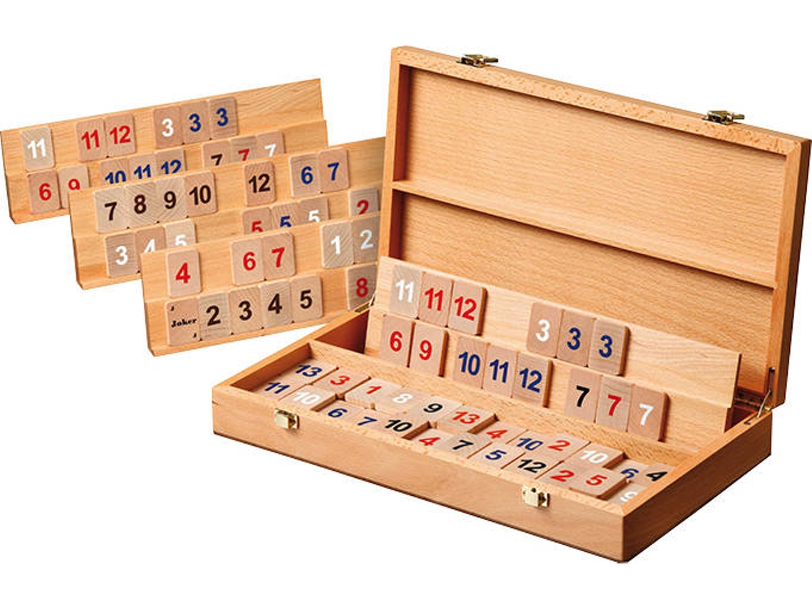 Casete de madera Philos Rummy 36x20cm