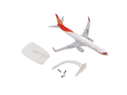 Dan26-modelo De Avión 737, Juguete De Metal Con Ruedas, Decoración Para Mesa, Coleccionable
