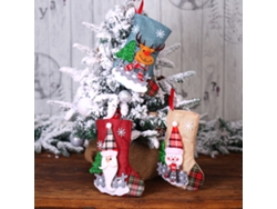 Adorno navideño Muñeca creativa Bolsa de regalo Calcetín navideño