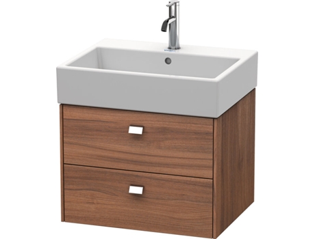Mueble bajo encimera DURAVIT Brioso 58,4 x 45,9 cm 2 cajones con sifón y delantal para lavabo Vero Air 235060