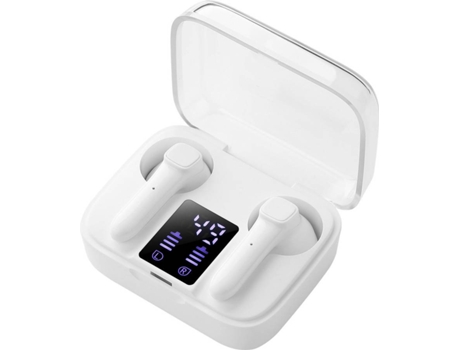 Auriculares Bluetooth True Wireless CHRONUS MZ 803-XW2 (In Ear - Micrófono - Noise Cancelling - Blanco)