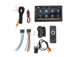 Radio estéreo para coche con Bluetooth 5.1, pantalla táctil de 7 pulgadas, enlace de espejo, control del volante, imagen de marcha atrás, reproductor MP5