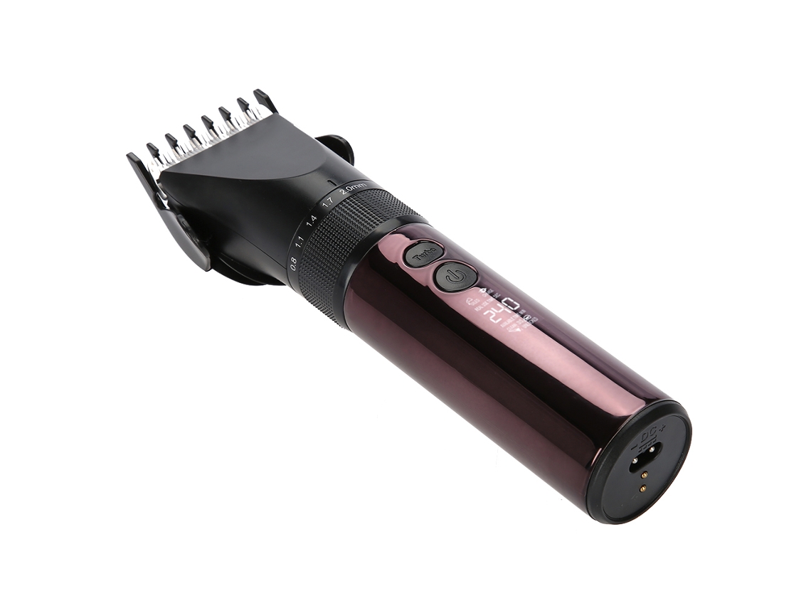 Máquina De Cortar Pelo Eléctrica Lcd Base De Carga 360° Recargable Profesional Trimmer