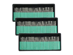 90 Piezas Brocas Diamante 3mm Para Herramientas Rotatorias, Para Vidrio Metal Piedras Joyería Dremel