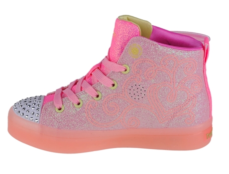 Zapatillas de Niña SKECHERS Twi Lites Twinkle Wishes Rosa (31)