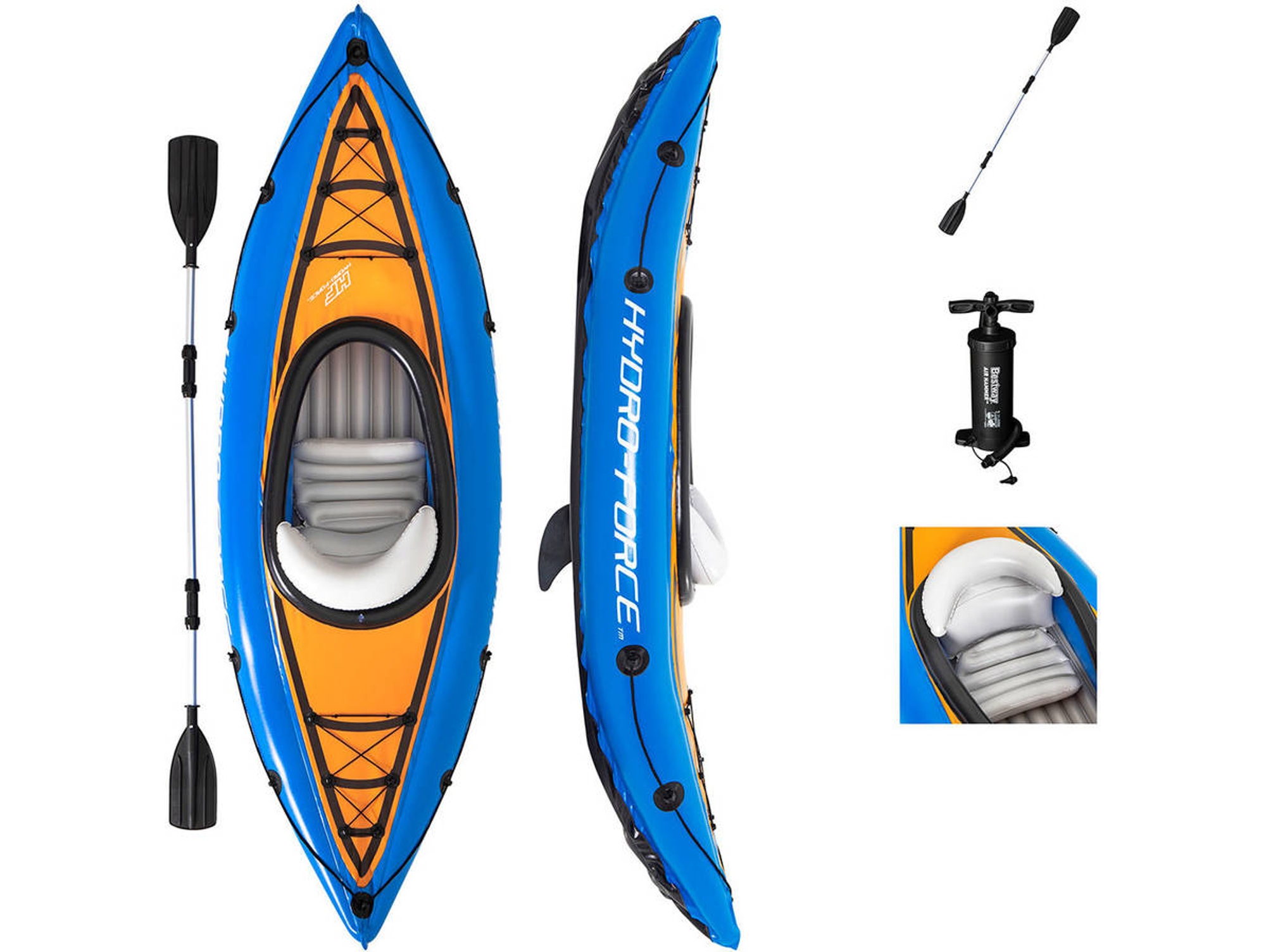 Kayak BESTWAY Hydro-Force Cove Champion (275 x 81 cm) (Azul)