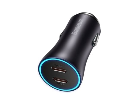 Cargador de Coche Golden Contactor Pro 40W 2Xusb-C Gris BASEUS