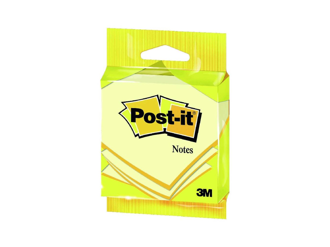 Etiquetas POST-IT (Amarillo - 76 x 76 mm - 100 Hojas)