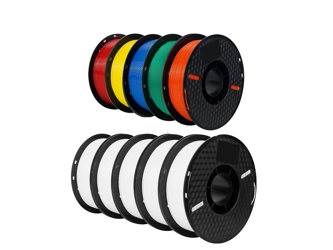 Filamento PLA para impresora 3D, diámetro de 1,75 mm, rollo de 1 kg, mezcla de PETG D OEM de 10 kg