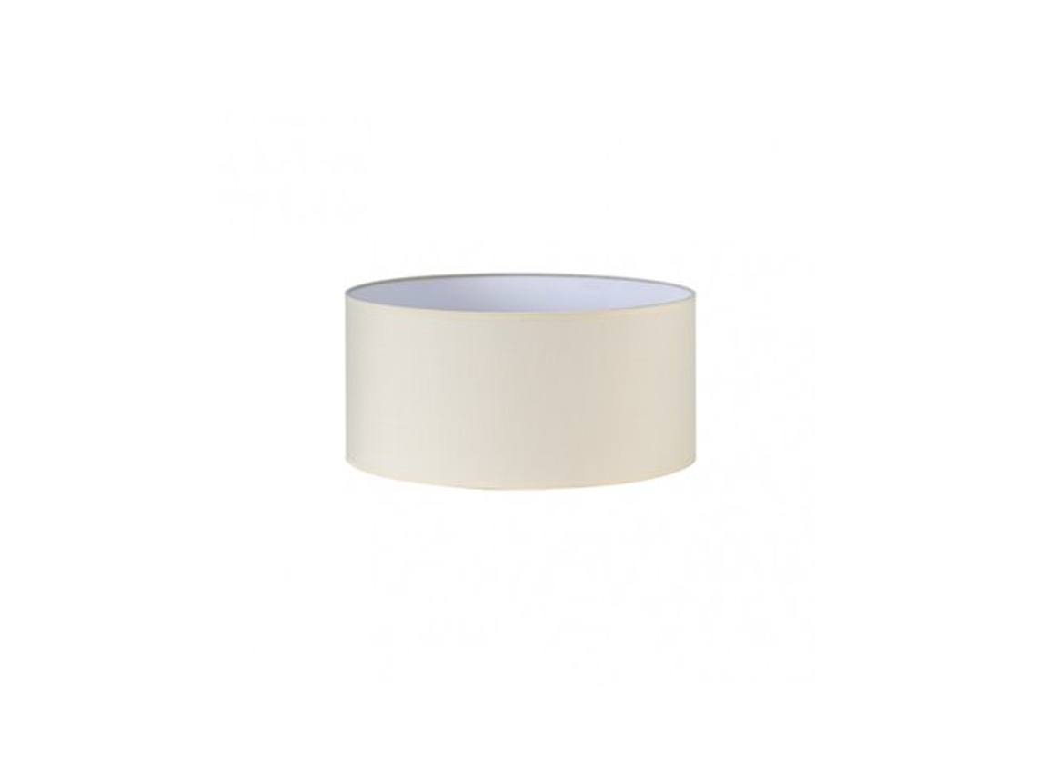 Pantalla Cilindrica Dori E27 beige 40Dx40dx21h Cm Tejido Popelin
