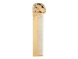 MEOIRUERY Peine para Barba Acero Inoxidable con Mango en Forma de Calavera, Estilo Hombre, Peine para Bigote y Cabello, Herramienta de Estilismo