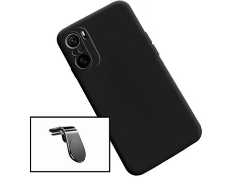 Kit Soporte Magnético + Carcasa Xiaomi Poco F3 PHONECARE Silicona Negro