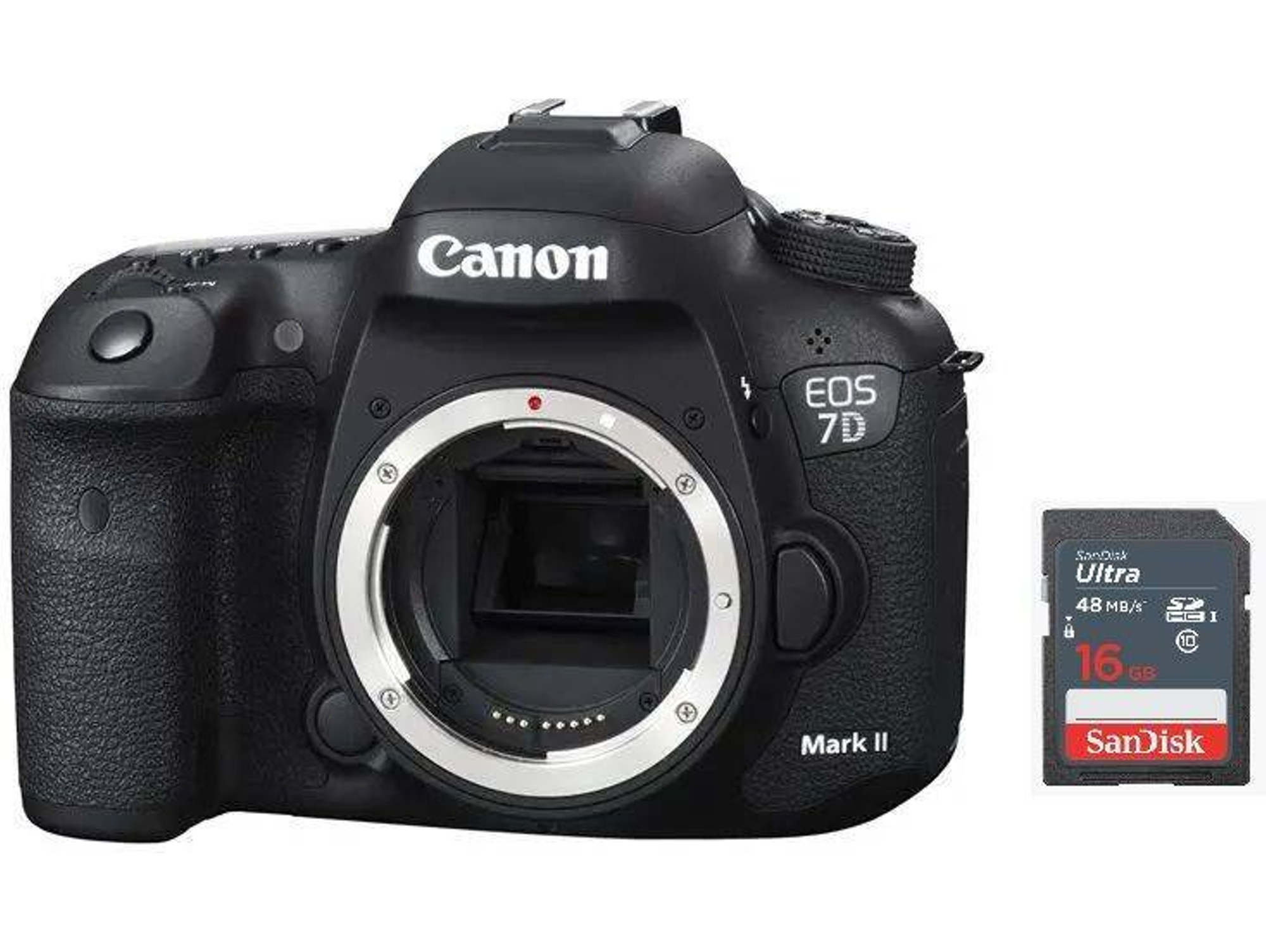 Kit Cámara Réflex CANON EOS 7D II + SD 16GB