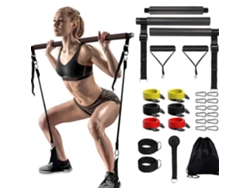 Barra De Pilates Multifuncional Ajustable, Set De Entrenamiento De Fuerza En Casa Para Hombres Y Mujeres  DIGITALLAB