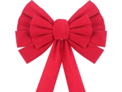 Omni-6 Lazos Grandes De Terciopelo Rojo Para Navidad Decoración De Guirnaldas Árboles Interior Exterior Fiesta Navideña