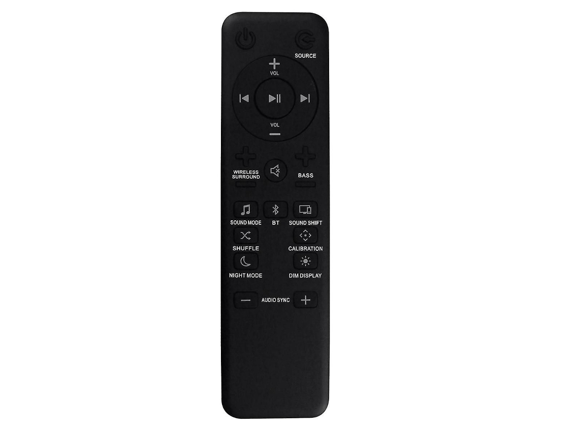Mando repuesto compatible JBL Bar 2.1/3.1/5.1. Para soundbar.
