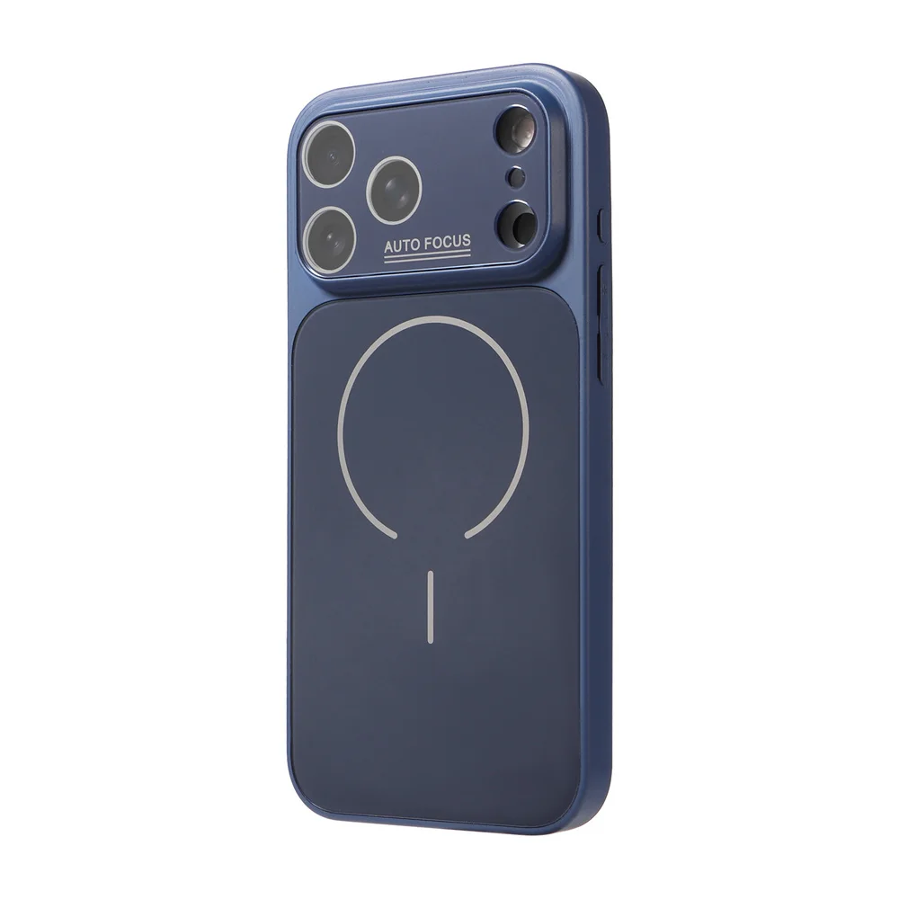 (iphone 11 Pro Max, Azul) Funda Protectora Magnética Magsafe Para Iphone, Compatible Con Carga Inalámbrica.